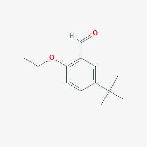 molecular formula C13H18O2 B1309194 5-(叔丁基)-2-乙氧基苯甲醛 CAS No. 681443-01-6