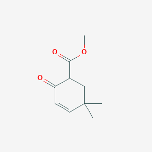 molecular formula C10H14O3 B13091956 Methyl 5,5-dimethyl-2-oxocyclohex-3-enecarboxylate 