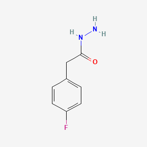 molecular formula C8H9FN2O B1309197 2-(4-Fluorophenyl)acetohydrazide CAS No. 34547-28-9