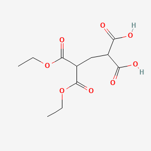 molecular formula C11H16O8 B13091988 Methylenebismalonicaciddiethylester 