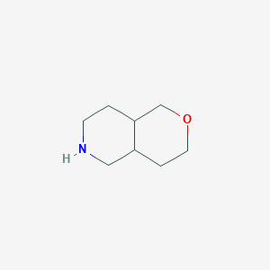 molecular formula C8H15NO B13091990 Octahydro-1H-pyrano[4,3-c]pyridine 