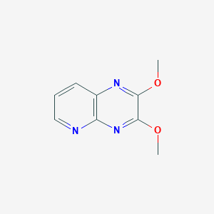 molecular formula C9H9N3O2 B13092070 2,3-Dimethoxypyrido[2,3-b]pyrazine 