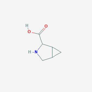 molecular formula C6H9NO2 B1309209 3-Azabicyclo[3.1.0]hexane-2-carboxylic acid CAS No. 27762-08-9