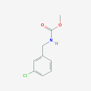 molecular formula C9H10ClNO2 B13092115 Methyl 3-chlorobenzylcarbamate CAS No. 80179-78-8