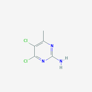 molecular formula C5H5Cl2N3 B1309226 4,5-二氯-6-甲基嘧啶-2-胺 CAS No. 7749-60-2
