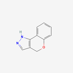 molecular formula C10H8N2O B1309234 2,4-二氢苯并色满[4,3-c]吡唑 CAS No. 74618-03-4