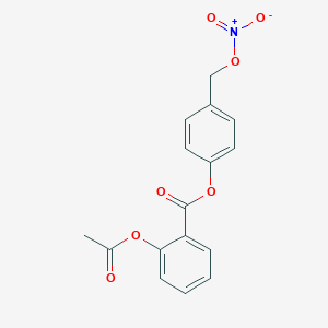 molecular formula C16H13NO7 B130924 NO-aspirin CAS No. 287118-97-2