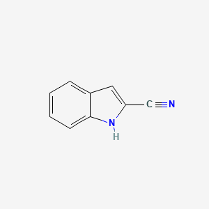 molecular formula C9H6N2 B1309242 1H-吲哚-2-碳腈 CAS No. 36193-65-4