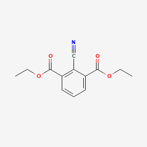 molecular formula C13H13NO4 B13092657 Diethyl 2-cyanoisophthalate 