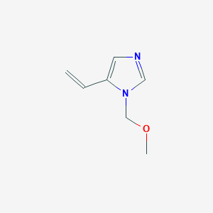 molecular formula C7H10N2O B13092813 1-(Methoxymethyl)-5-vinyl-1H-imidazole 