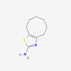 molecular formula C9H14N2S B1309293 4,5,6,7,8,9-Hexahydrocycloocta[d][1,3]thiazol-2-amine CAS No. 27461-00-3