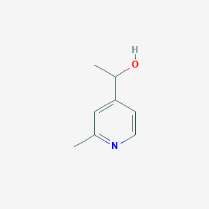 molecular formula C8H11NO B13092941 1-(2-Methylpyridin-4-yl)ethanol 