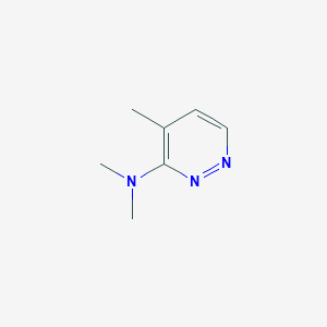 molecular formula C7H11N3 B13093051 N,N,4-trimethylpyridazin-3-amine 