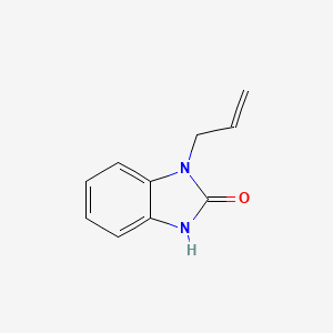 molecular formula C10H10N2O B1309307 1-Allyl-1H-benzo[d]imidazol-2(3H)-one CAS No. 72798-66-4