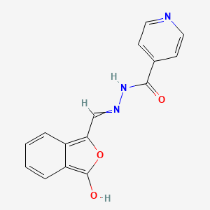 N'-{[3-oxo-2-benzofuran-1(3H)-yliden]methyl}isonicotinohydrazide