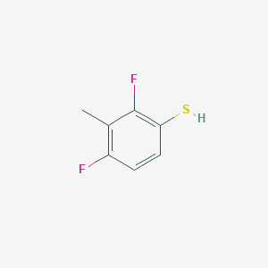 molecular formula C7H6F2S B13093159 2,4-Difluoro-3-methylbenzenethiol 