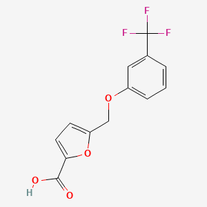 5-([3-(Trifluoromethyl)phenoxy]methyl)-2-furoic acid