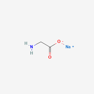 molecular formula C2H5NNaO2 B1309317 Glycine sodium CAS No. 6000-44-8