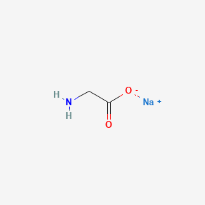 molecular formula C2H4NNaO2 B1309317 Sodium glycinate CAS No. 6000-44-8
