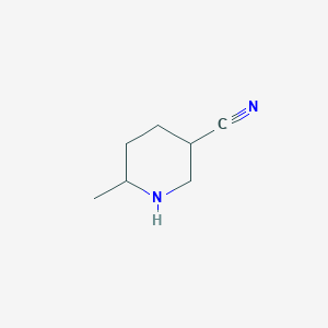 molecular formula C7H12N2 B13093173 6-Methylpiperidine-3-carbonitrile 