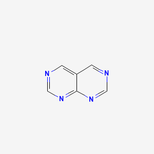 molecular formula C6H4N4 B13093195 Pyrimido[4,5-D]pyrimidine CAS No. 254-64-8