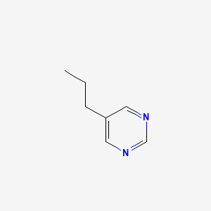molecular formula C7H10N2 B13093396 5-Propylpyrimidine 