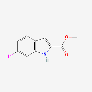 molecular formula C10H8INO2 B13093401 methyl 6-iodo-1H-indole-2-carboxylate 