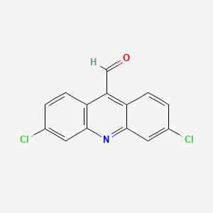 molecular formula C14H7Cl2NO B13093568 3,6-Dichloro-9-formylacridine CAS No. 85598-37-4