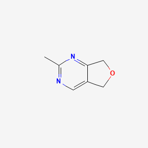 molecular formula C7H8N2O B13093801 2-Methyl-5,7-dihydrofuro[3,4-d]pyrimidine CAS No. 36267-74-0