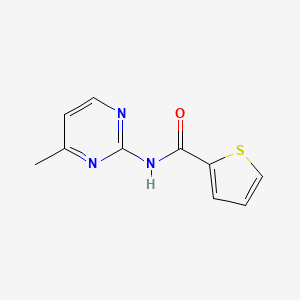 molecular formula C10H9N3OS B13093816 N-(4-methylpyrimidin-2-yl)thiophene-2-carboxamide 