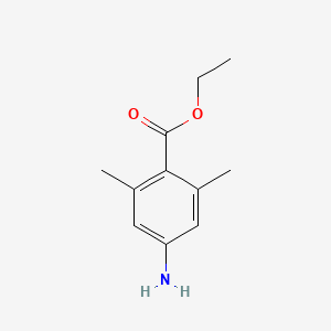 molecular formula C11H15NO2 B13093874 Ethyl 4-amino-2,6-dimethylbenzoate 