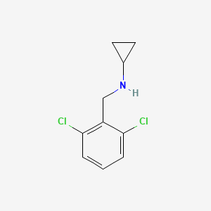 molecular formula C10H11Cl2N B1309401 Cyclopropyl-(2,6-dichloro-benzyl)-amine CAS No. 892569-22-1