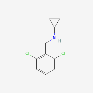 molecular formula C10H11Cl2N B1309401 N-[(2,6-dichlorophenyl)methyl]cyclopropanamine CAS No. 892569-22-1