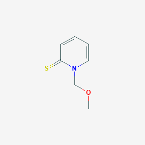 molecular formula C7H9NOS B13094011 1-(Methoxymethyl)pyridine-2(1H)-thione 