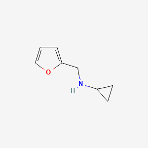 molecular formula C8H11NO B1309404 N-(furan-2-ylmethyl)cyclopropanamine CAS No. 831203-37-3