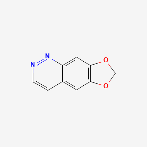 molecular formula C9H6N2O2 B13094067 [1,3]Dioxolo[4,5-g]cinnoline CAS No. 269-52-3