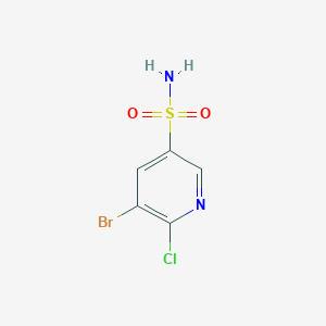 5-Bromo-6-chloropyridine-3-sulfonamide