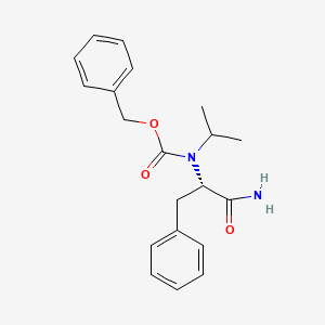 molecular formula C20H24N2O3 B13094161 N-Isopropyl DL-Z-Phenylalaninamide 