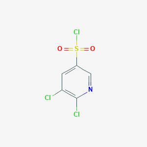 molecular formula C5H2Cl3NO2S B1309417 5,6-dichloropyridine-3-sulfonyl Chloride CAS No. 98121-40-5