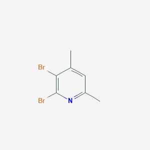 molecular formula C7H7Br2N B1309431 2,3-Dibromo-4,6-dimethylpyridine CAS No. 610261-10-4