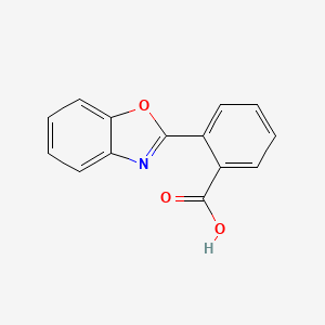 molecular formula C14H9NO3 B1309435 2-(1,3-Benzoxazol-2-yl)benzoic acid CAS No. 104286-03-5