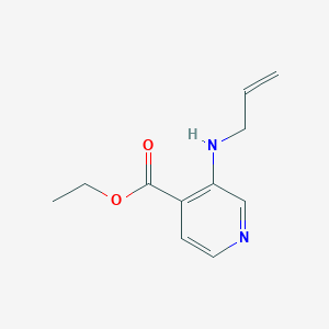 molecular formula C11H14N2O2 B130944 Ethyl 3-(allylamino)isonicotinate CAS No. 157361-40-5
