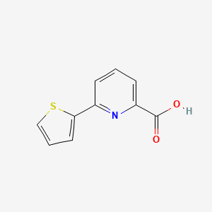 molecular formula C10H7NO2S B1309447 6-Thien-2-ylpyridine-2-carboxylic acid CAS No. 887981-86-4