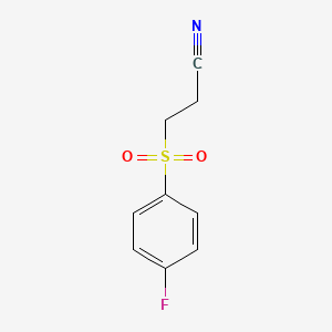 3-[(4-Fluorophenyl)sulfonyl]propanenitrile