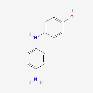 molecular formula C12H12N2O B1309462 4-(4-aminophenylamino)phenol CAS No. 6358-03-8