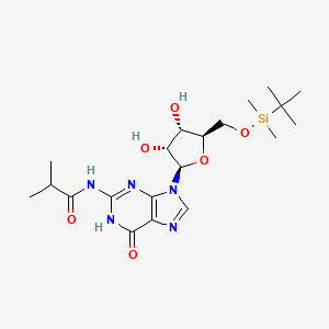 molecular formula C20H33N5O6Si B13094669 2'-TBDMS-ibu-rG 