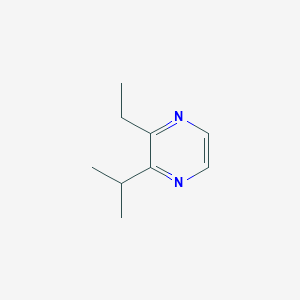 molecular formula C9H14N2 B13094686 2-Ethyl-3-isopropylpyrazine 