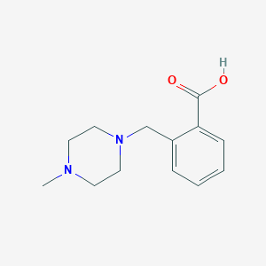 molecular formula C13H18N2O2 B1309476 2-(4-Methylpiperazin-1-ylmethyl)benzoic acid CAS No. 514209-40-6