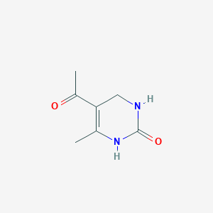 molecular formula C7H10N2O2 B13094772 5-Acetyl-6-methyl-3,4-dihydropyrimidin-2(1H)-one CAS No. 136231-40-8