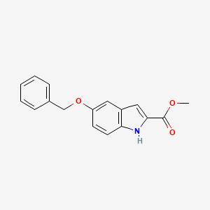 molecular formula C17H15NO3 B1309490 Methyl 5-(Benzyloxy)-1H-indole-2-carboxylate CAS No. 55581-41-4